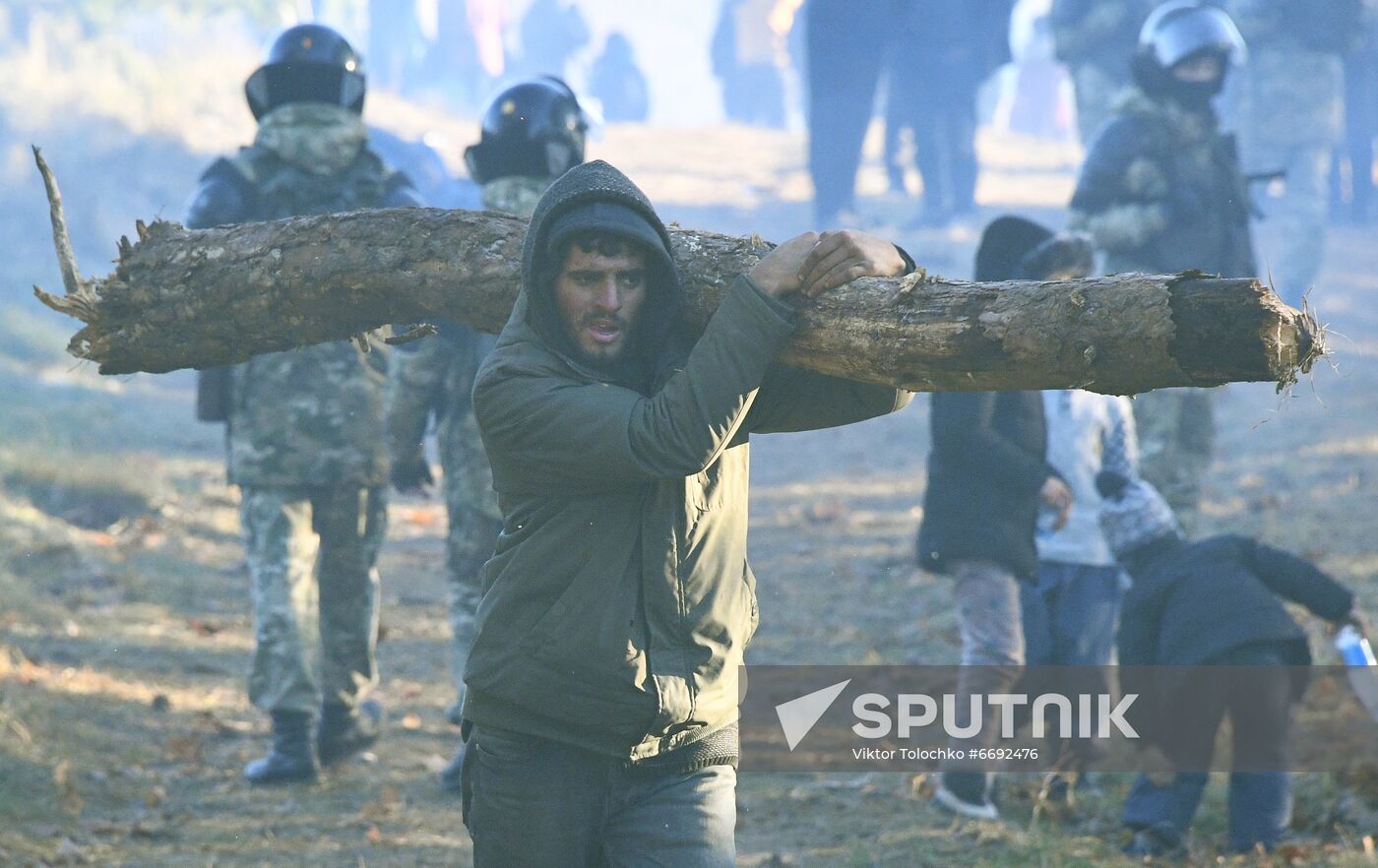 Belarus Poland Border Refugees