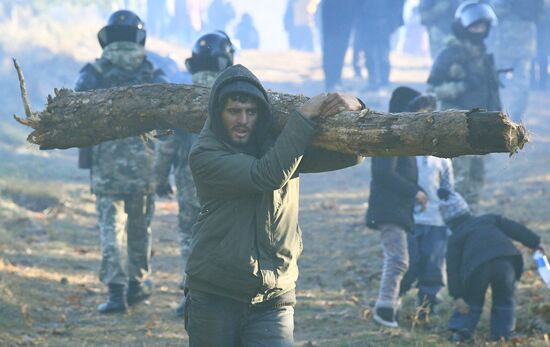 Belarus Poland Border Refugees