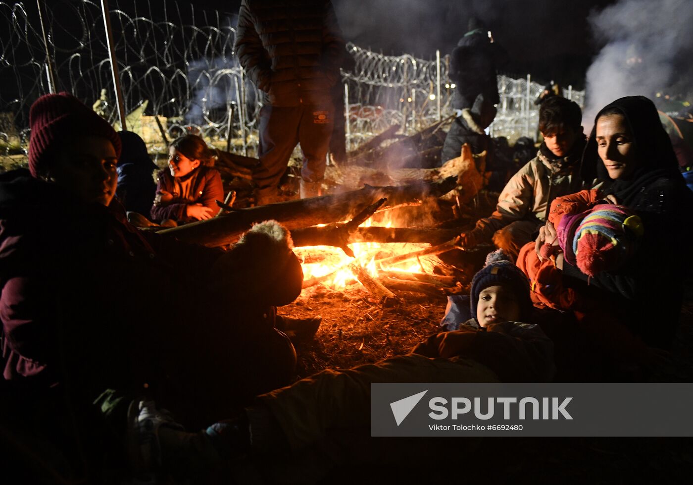 Belarus Poland Border Refugees