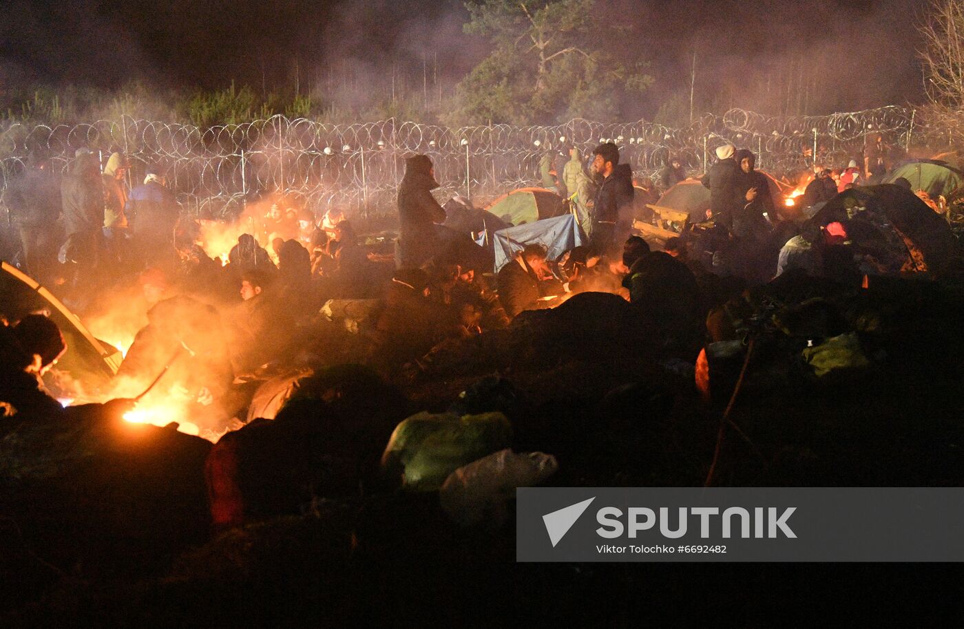 Belarus Poland Border Refugees