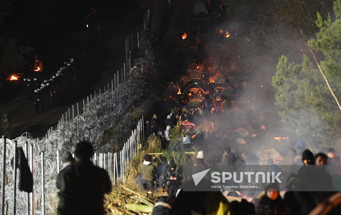 Belarus Poland Border Refugees