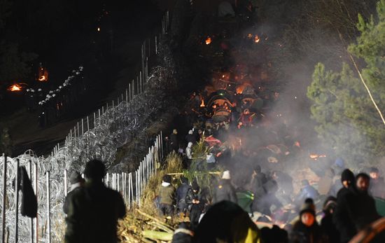 Belarus Poland Border Refugees