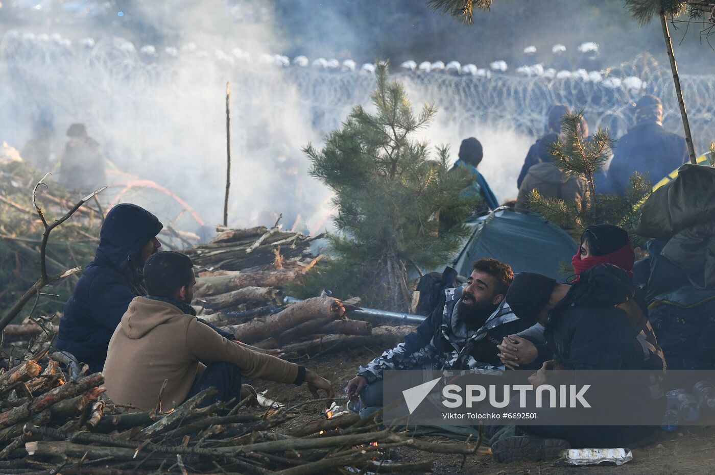 Belarus Poland Border Refugees
