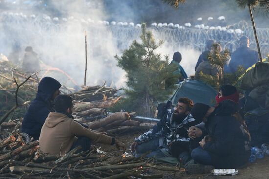 Belarus Poland Border Refugees