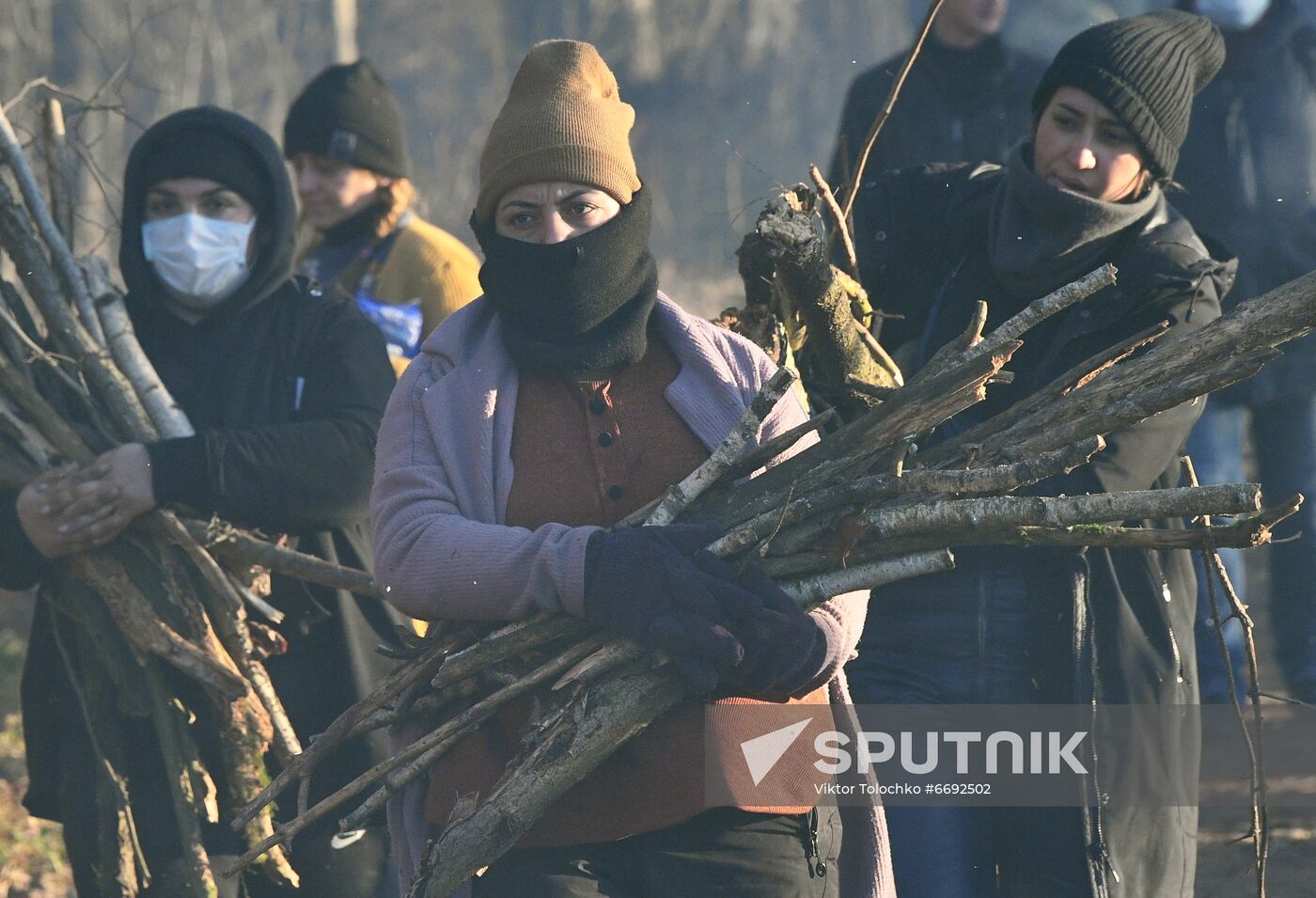 Belarus Poland Border Refugees