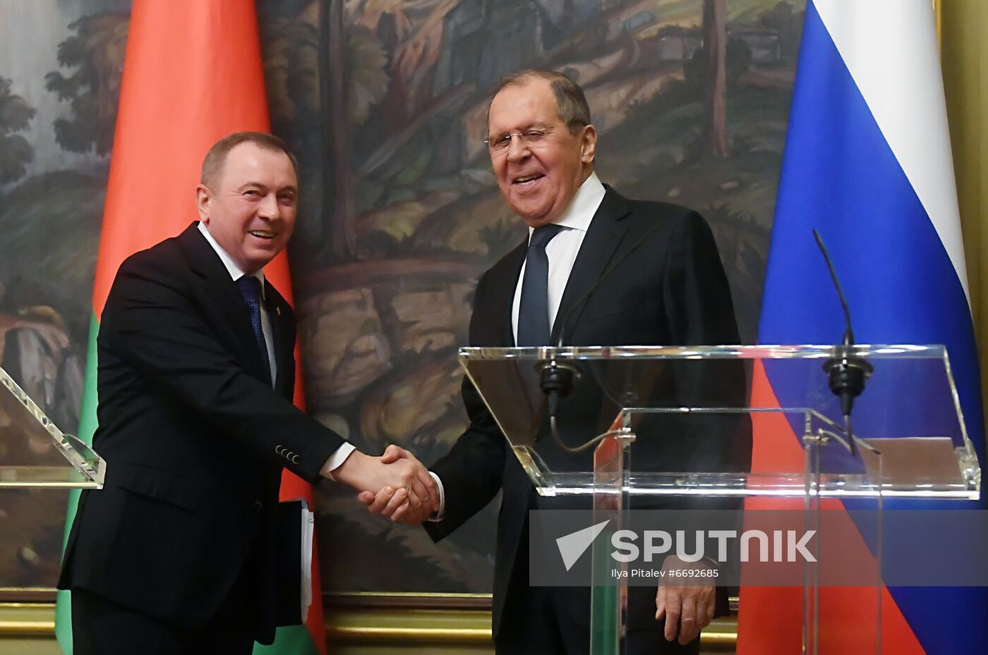 Russia Belarus Foreign Ministries Boards