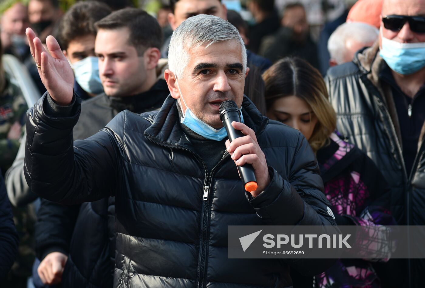 Georgia Saakashvili Jailing Protest