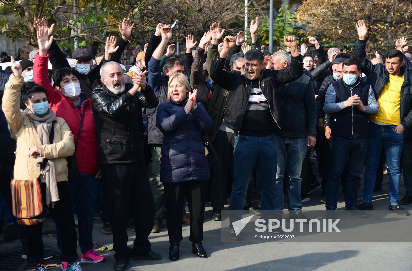 Georgia Saakashvili Jailing Protest