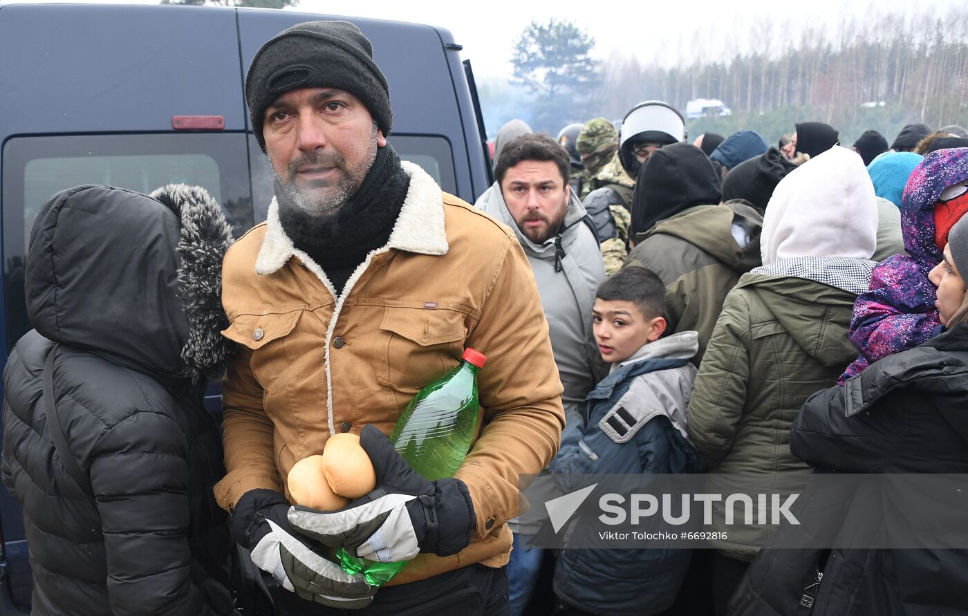 Belarus Poland Border Refugees