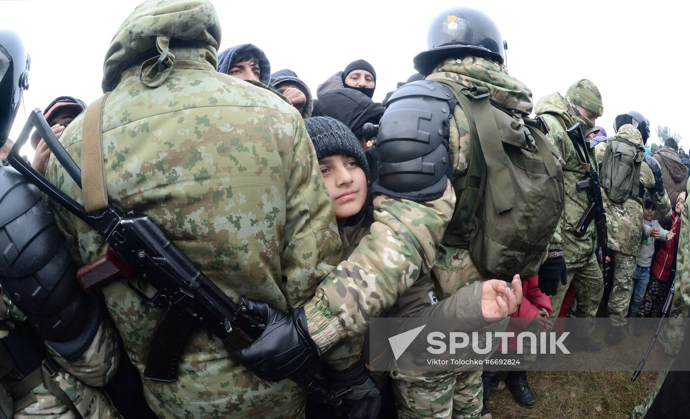 Belarus Poland Border Refugees