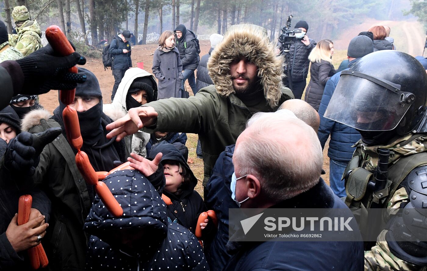 Belarus Poland Border Refugees