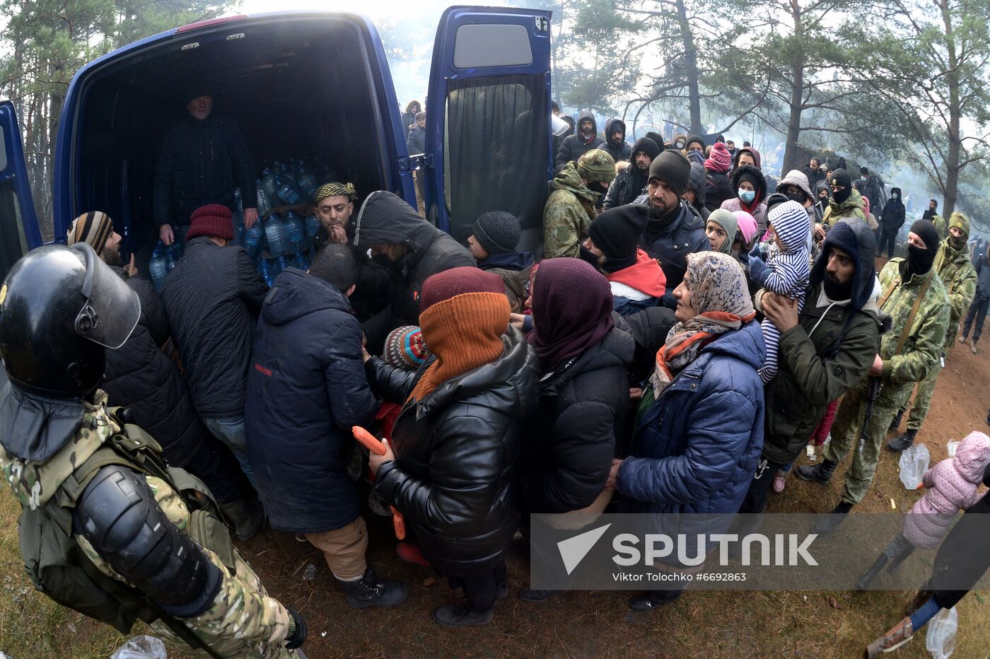 Belarus Poland Border Refugees