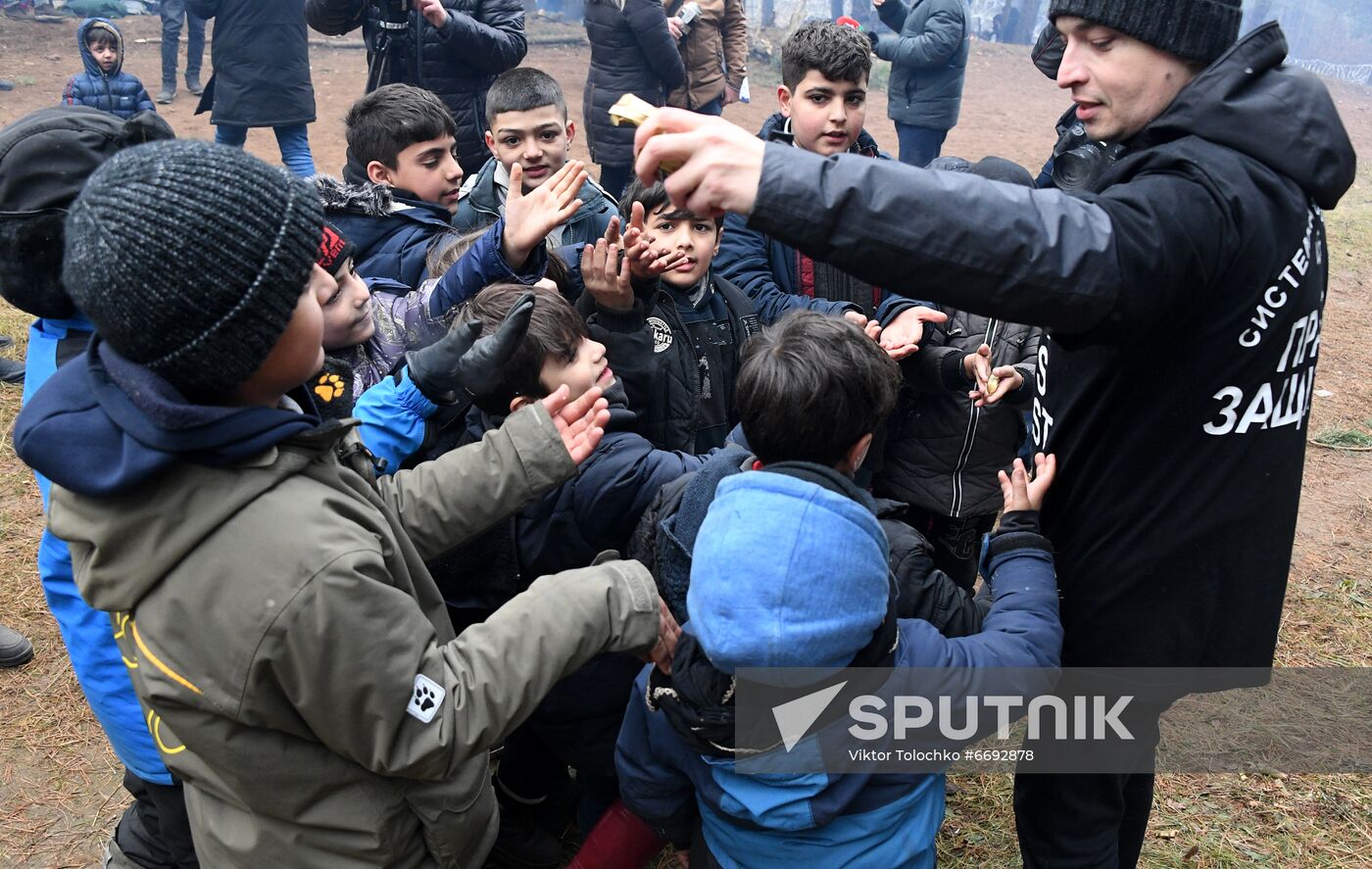 Belarus Poland Border Refugees