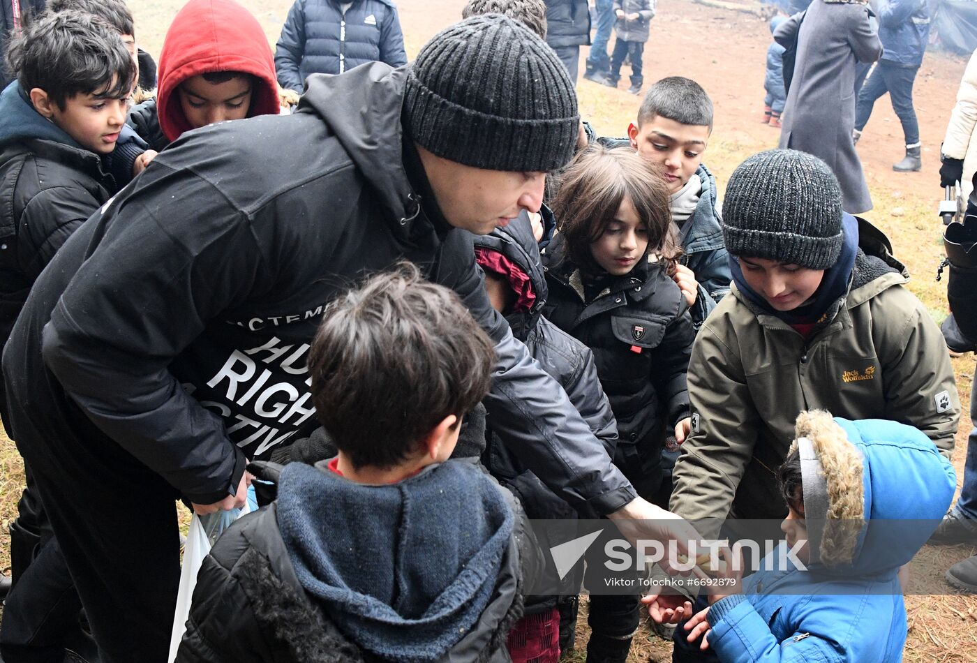 Belarus Poland Border Refugees