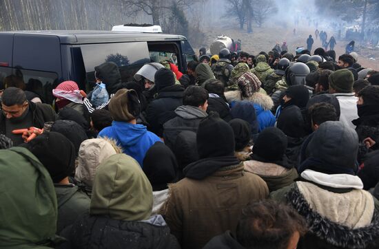 Belarus Poland Border Refugees