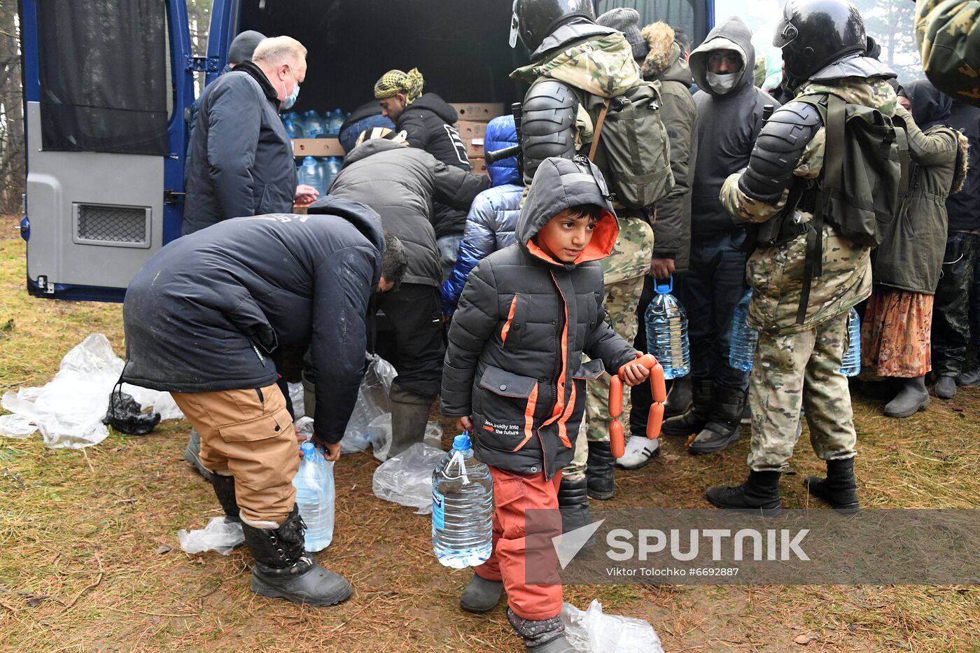 Belarus Poland Border Refugees