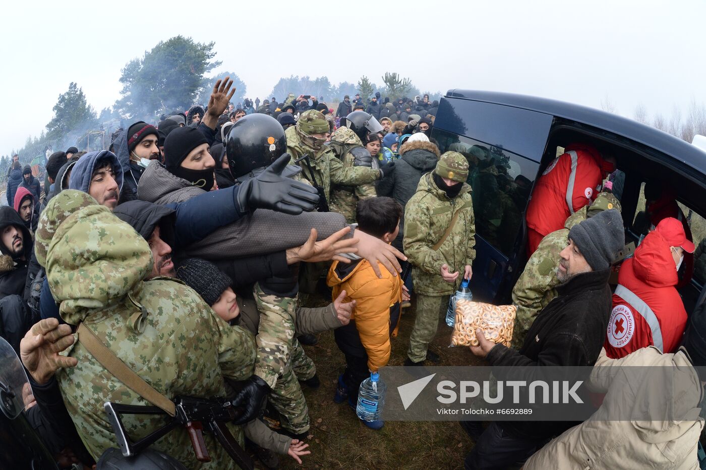 Belarus Poland Border Refugees
