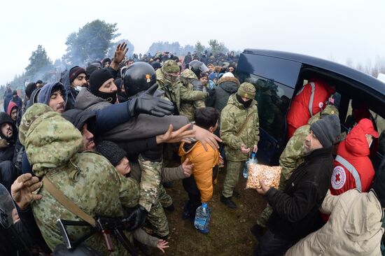 Belarus Poland Border Refugees