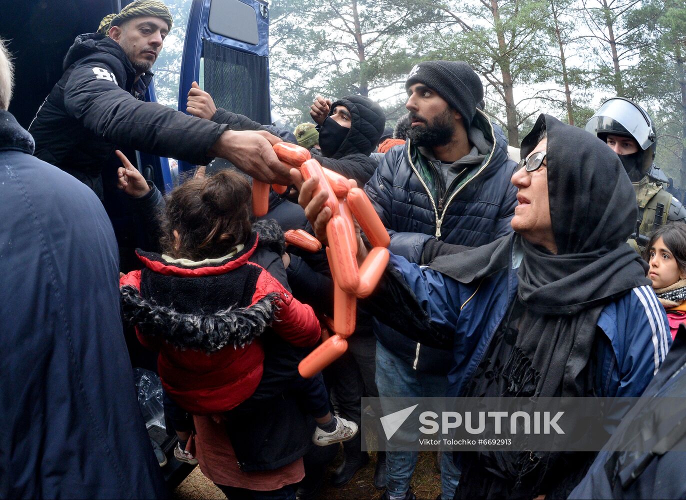 Belarus Poland Border Refugees