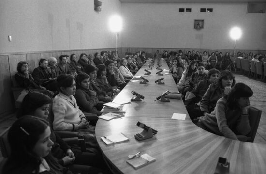 Seminar for Soviet Women's Committee scholarship recipients