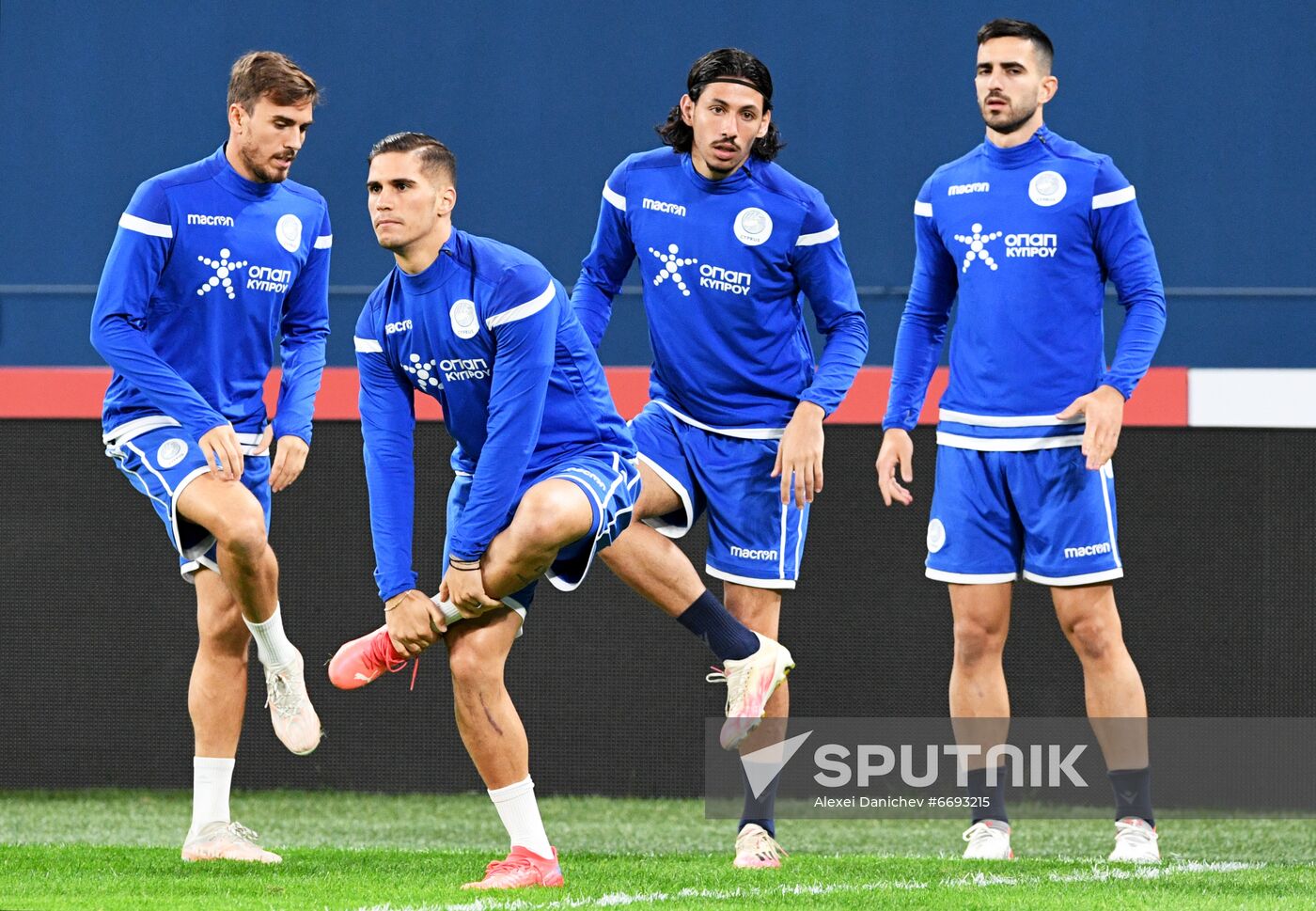 Russia Soccer 2022 World Cup Qualifiers Cyprus Training