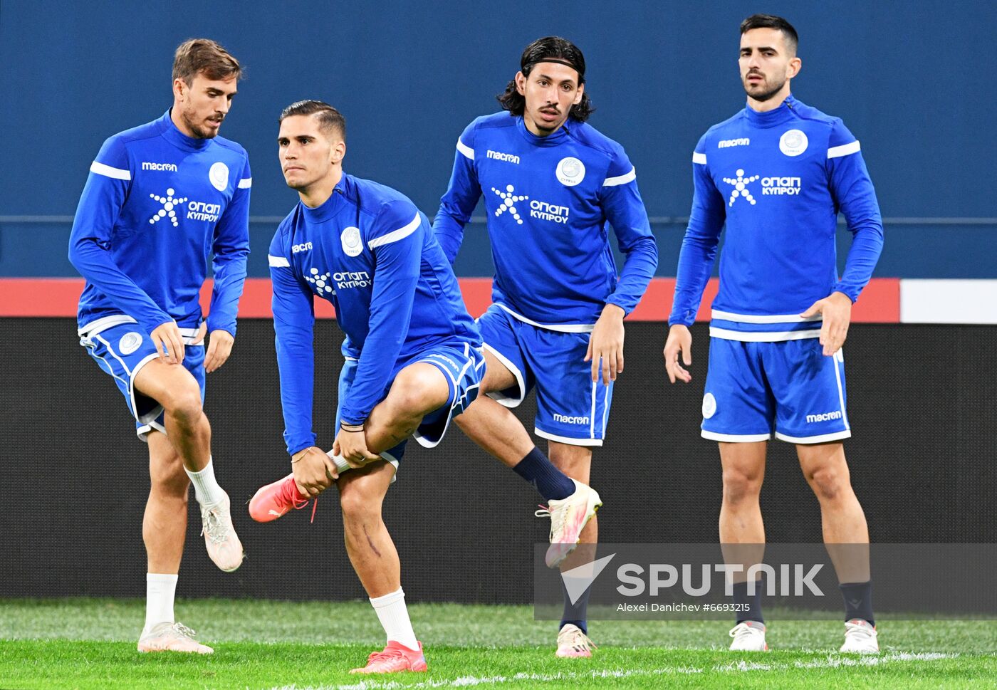 Russia Soccer 2022 World Cup Qualifiers ﻿Cyprus Training