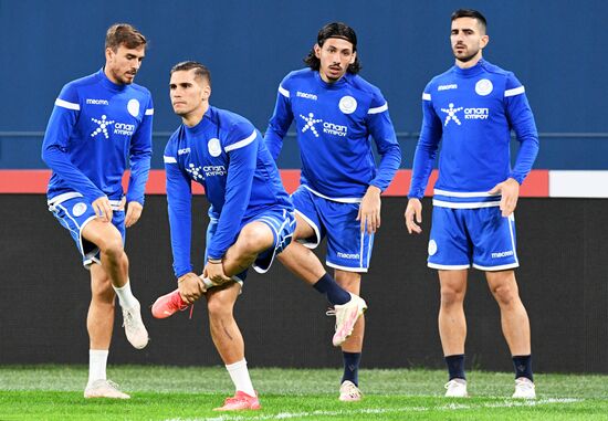Russia Soccer 2022 World Cup Qualifiers ﻿Cyprus Training