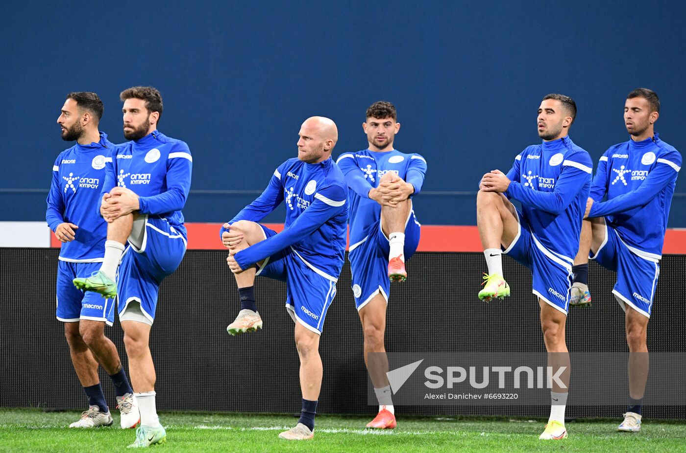 Russia Soccer 2022 World Cup Qualifiers ﻿Cyprus Training