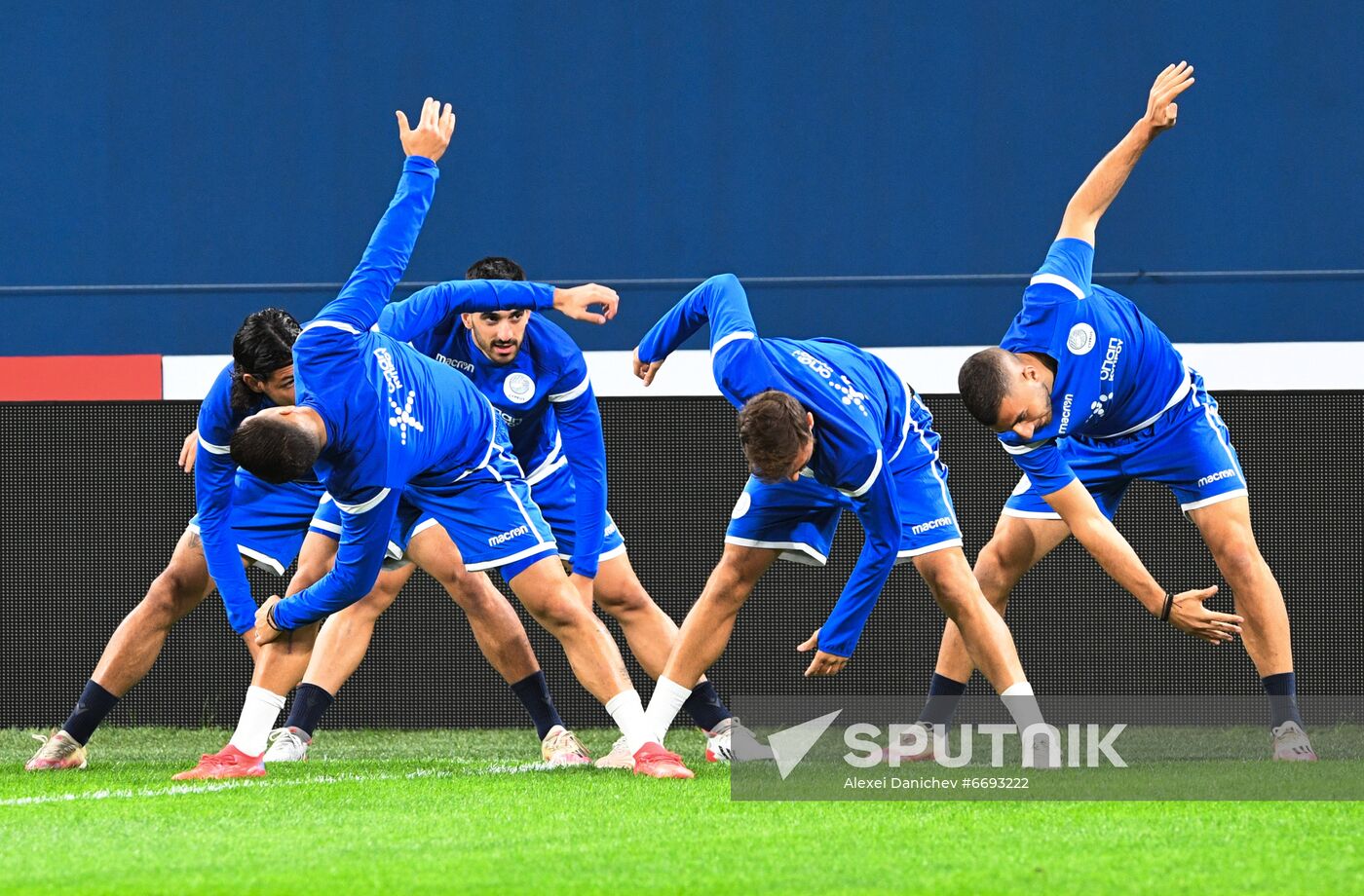 Russia Soccer 2022 World Cup Qualifiers Cyprus Training