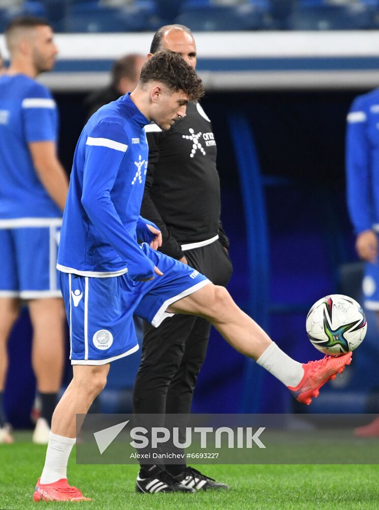 Russia Soccer 2022 World Cup Qualifiers ﻿Cyprus Training