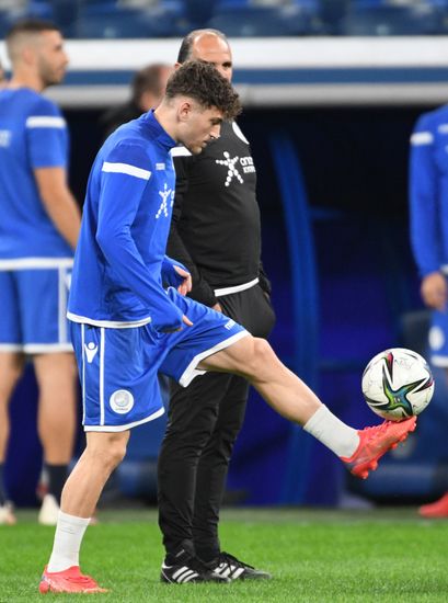 Russia Soccer 2022 World Cup Qualifiers ﻿Cyprus Training