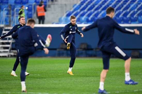 Russia Soccer 2022 World Cup Qualifiers ﻿Russia Training