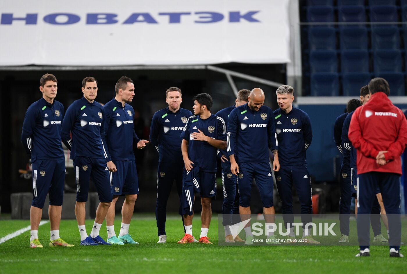 Russia Soccer 2022 World Cup Qualifiers Russia Training