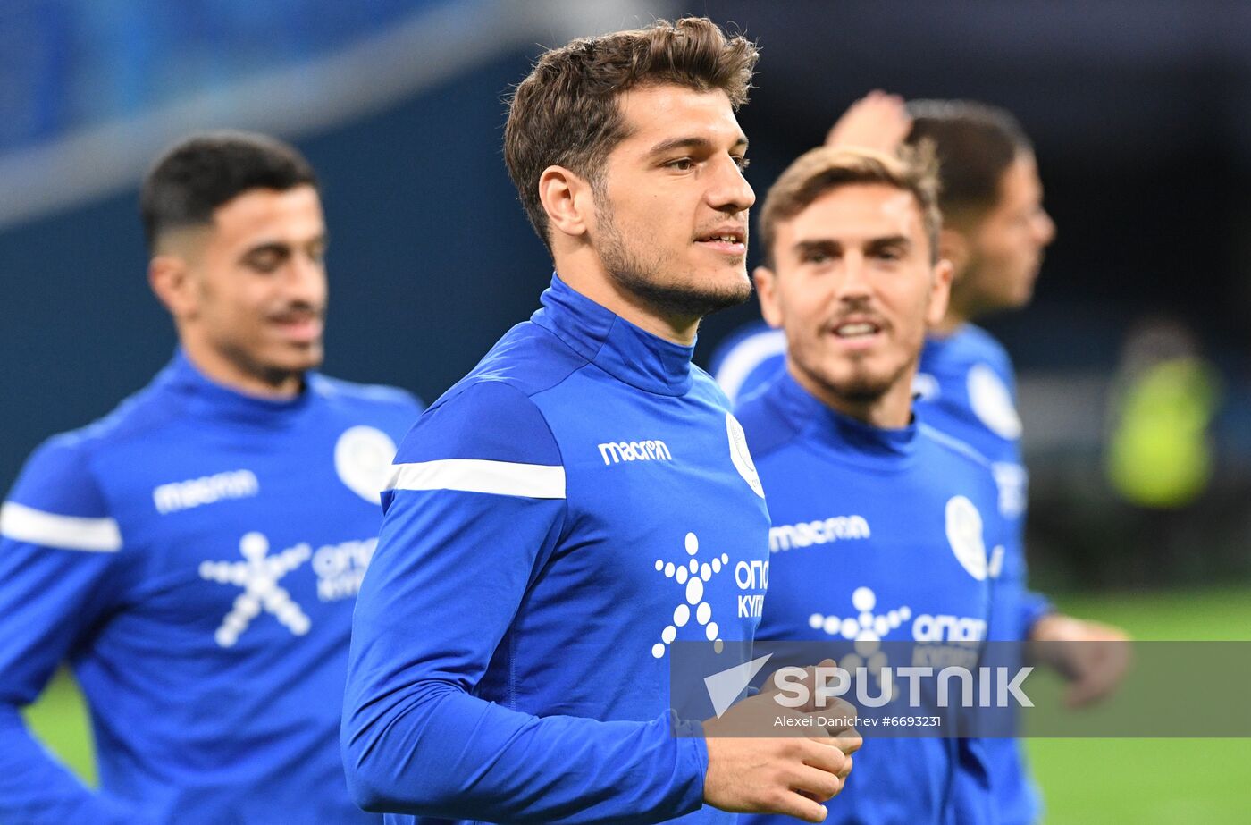Russia Soccer 2022 World Cup Qualifiers Cyprus Training
