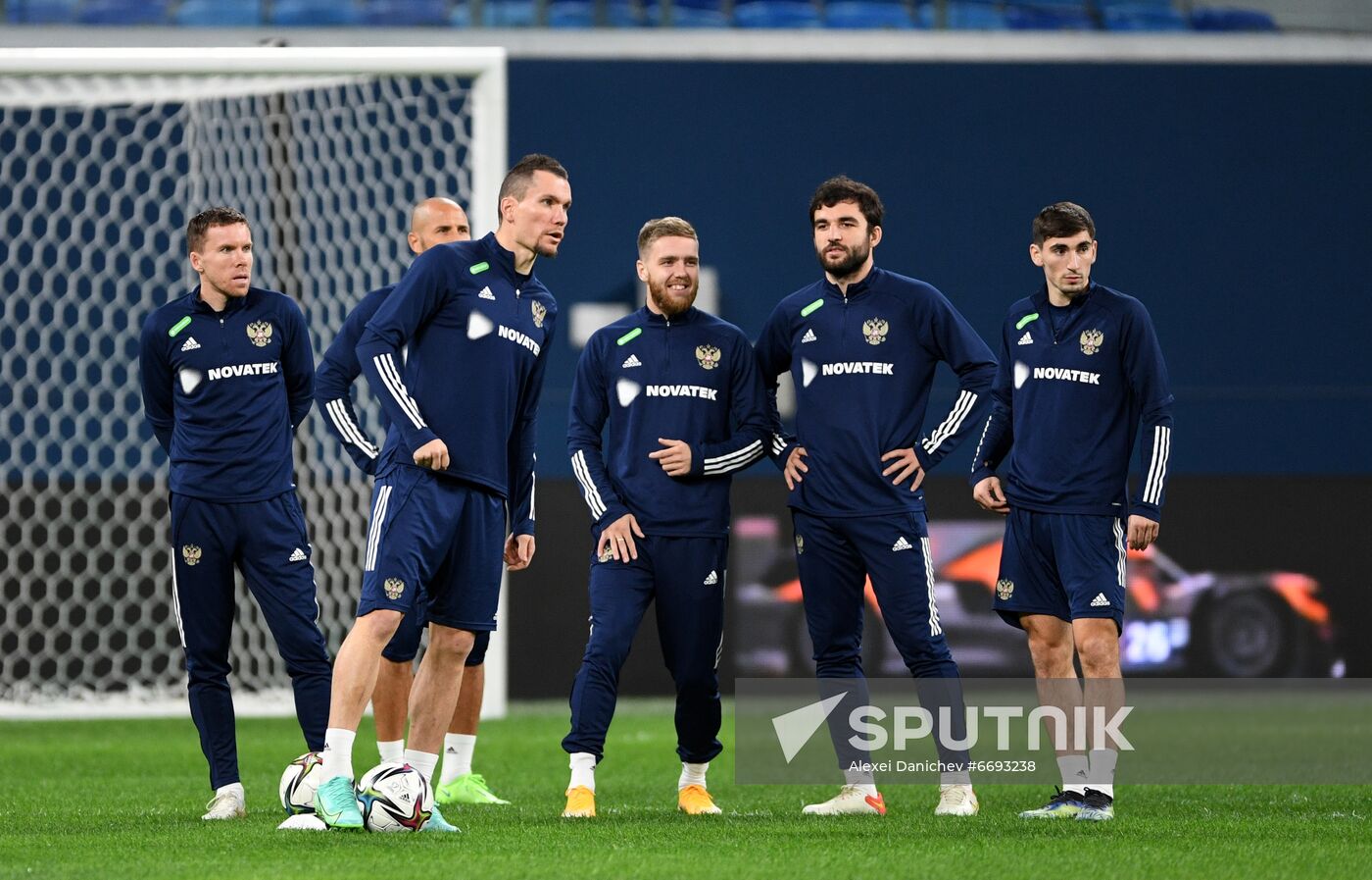 Russia Soccer 2022 World Cup Qualifiers Russia Training
