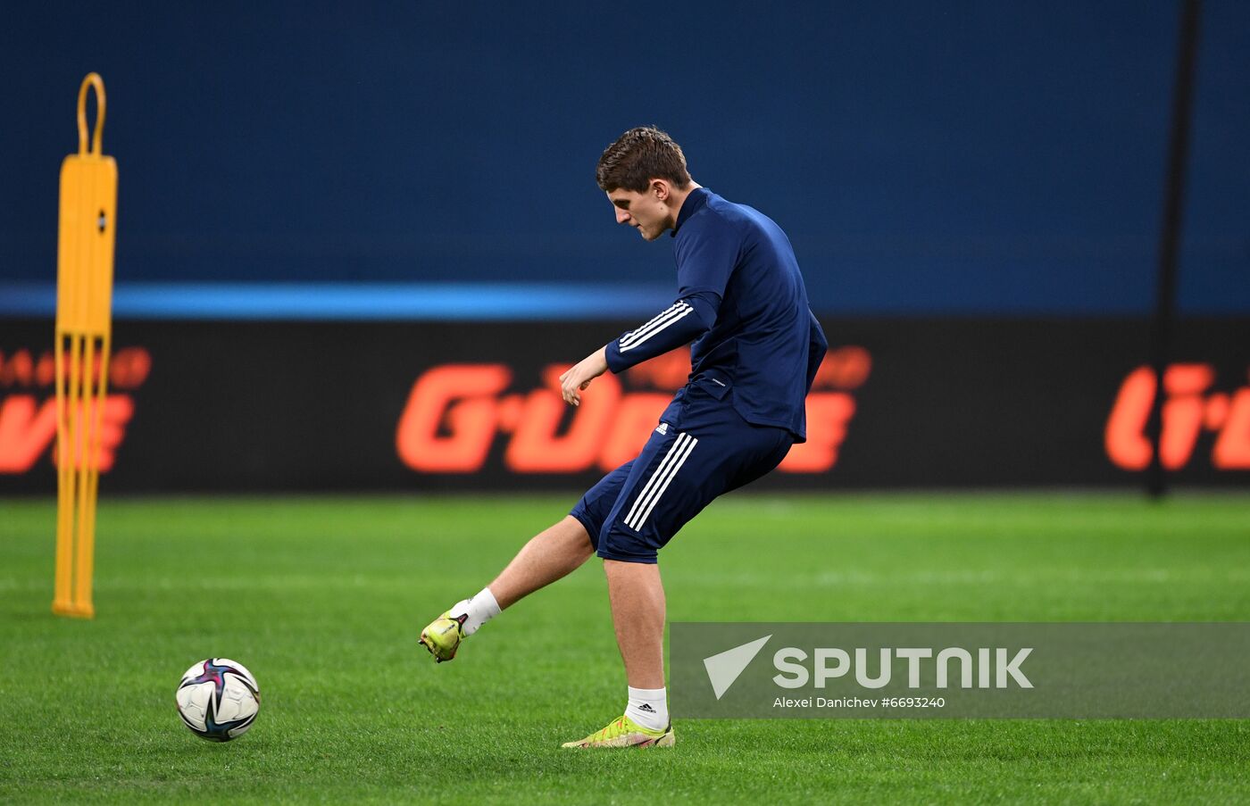 Russia Soccer 2022 World Cup Qualifiers Russia Training