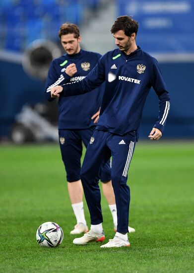 Russia Soccer 2022 World Cup Qualifiers ﻿Russia Training
