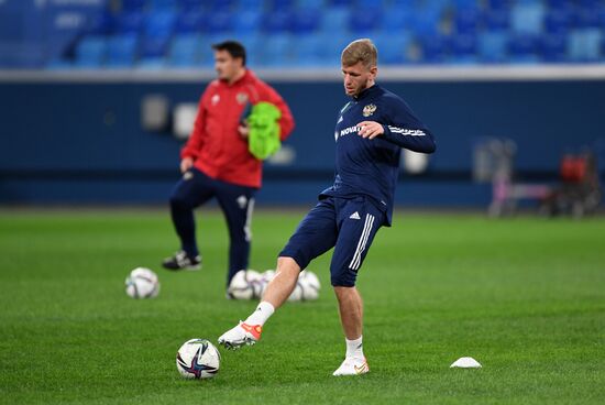 Russia Soccer 2022 World Cup Qualifiers ﻿Russia Training