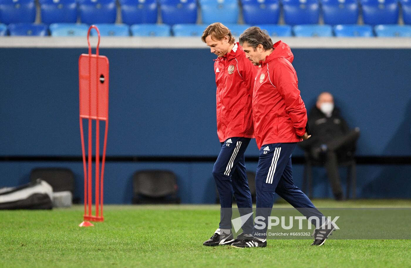 Russia Soccer 2022 World Cup Qualifiers Russia Training