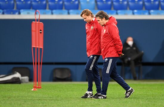 Russia Soccer 2022 World Cup Qualifiers ﻿Russia Training