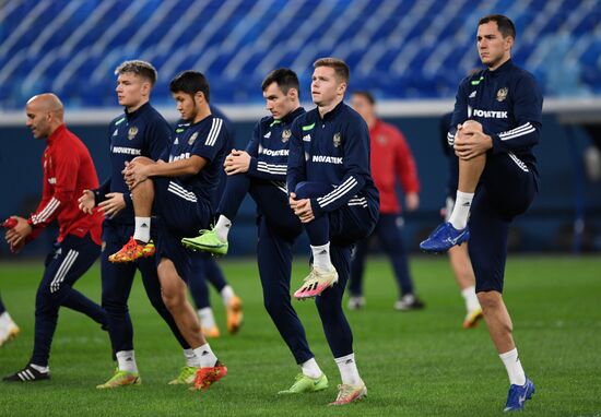 Russia Soccer 2022 World Cup Qualifiers ﻿Russia Training