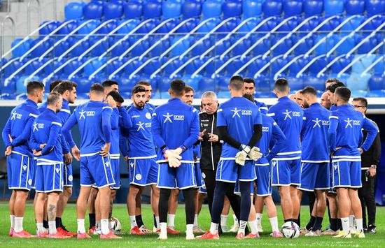 Russia Soccer 2022 World Cup Qualifiers ﻿Cyprus Training