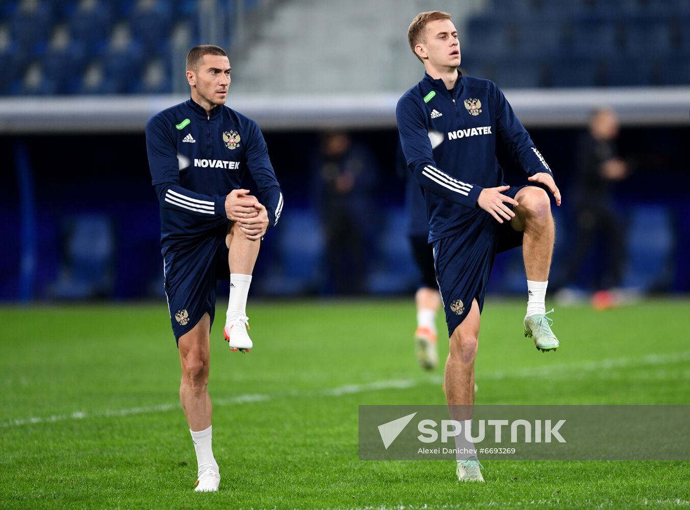 Russia Soccer 2022 World Cup Qualifiers Russia Training