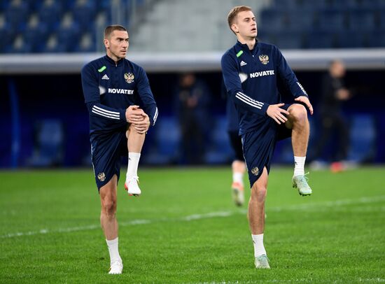 Russia Soccer 2022 World Cup Qualifiers ﻿Russia Training