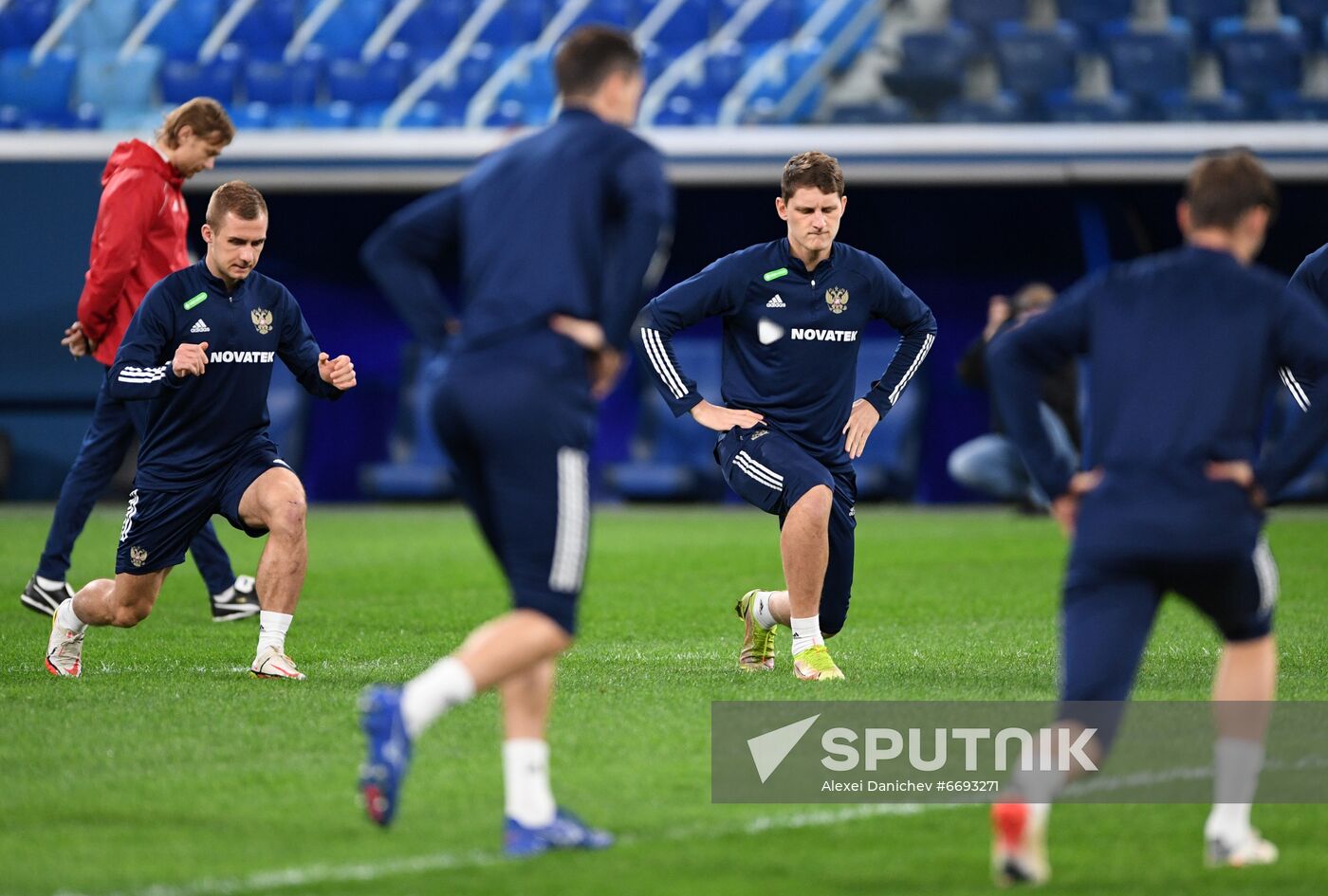 Russia Soccer 2022 World Cup Qualifiers ﻿Russia Training