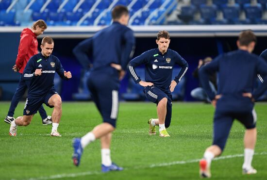 Russia Soccer 2022 World Cup Qualifiers ﻿Russia Training