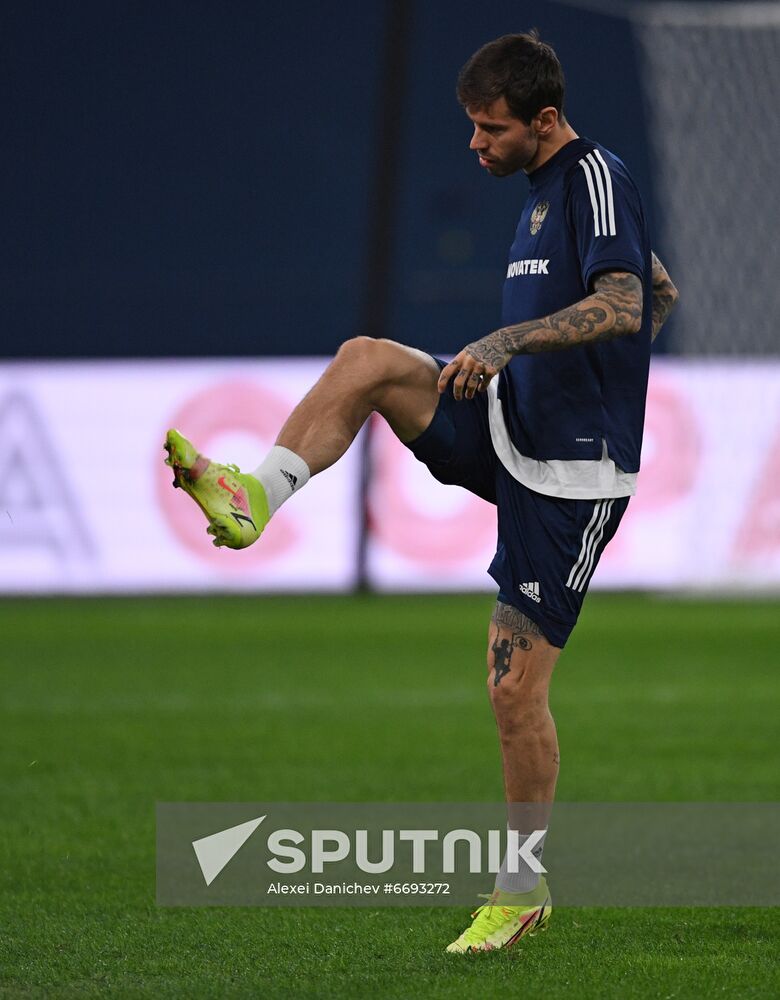 Russia Soccer 2022 World Cup Qualifiers Russia Training