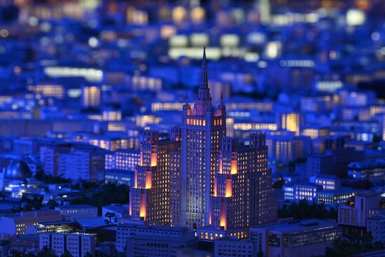 Russia Moscow City Scale Model