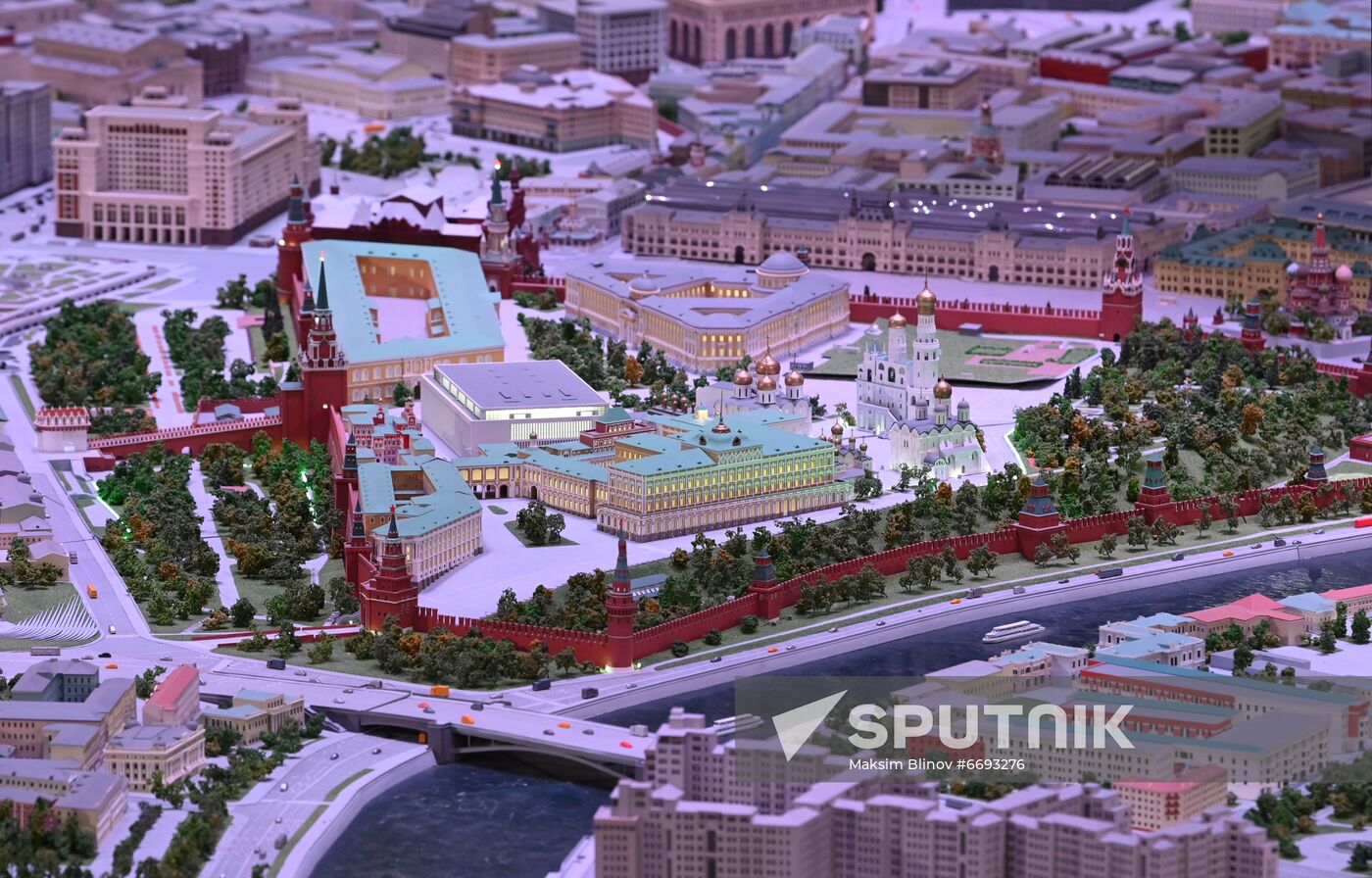 Russia Moscow City Scale Model