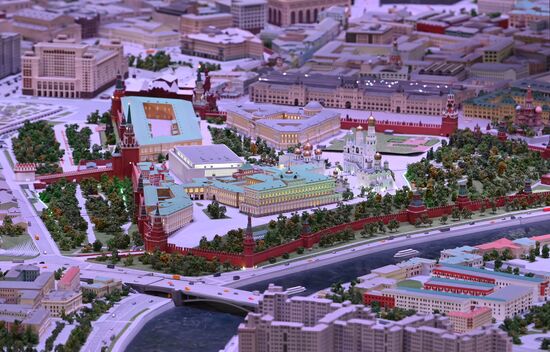 Russia Moscow City Scale Model